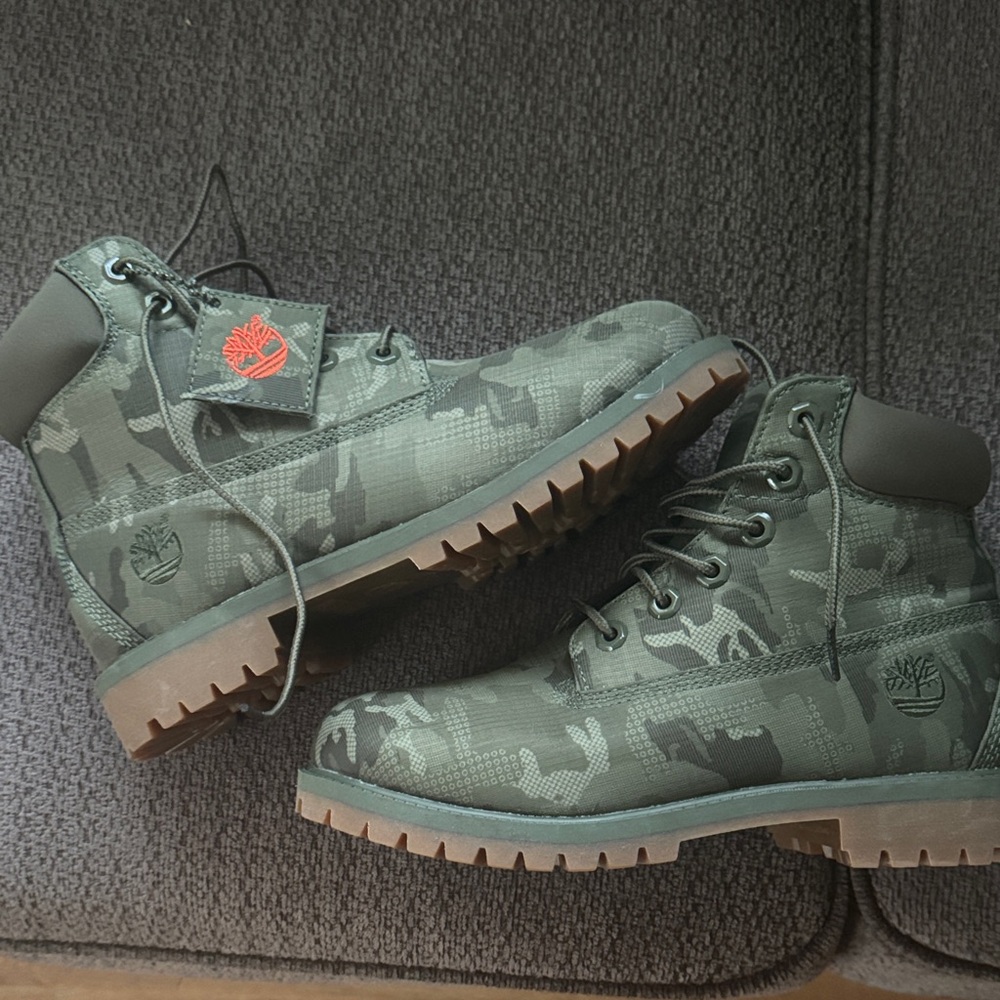 Timberland Men's Camo Green Boots